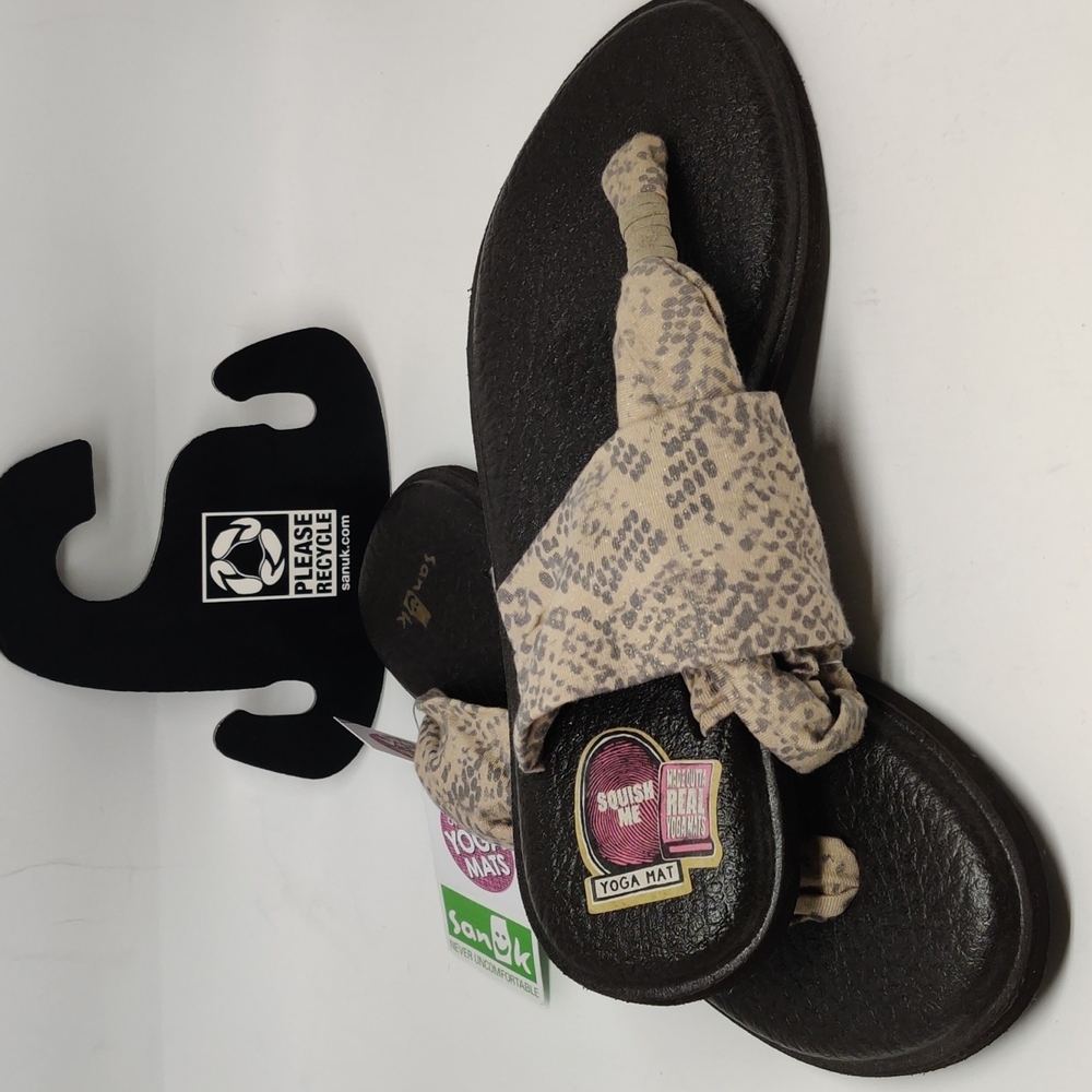 Sanuk Sling Yoga Mat Sandals Sz. 6 - Picture 6 of 7